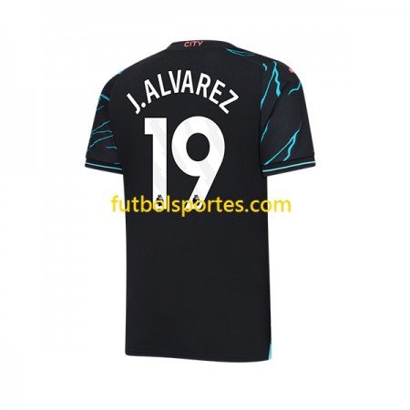 Camiseta Manchester City Julian Alvarez 19 Tercera Equipación 2023/2024